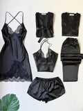6-Piece Turkish Bridal Nighty Set